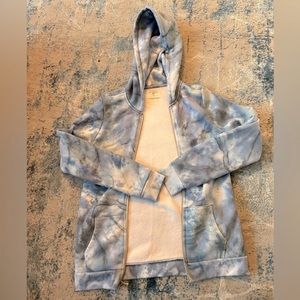 Girls Sol Angeles Tye Dye Light Blue and White
Zip Up Hoodie